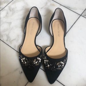 Ivanka Trump Pointed Toe Flat Size 8.5